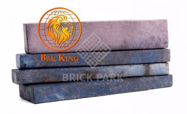 Ригельный кирпич Bricking Фиолетово-синие цвета (Violet Blau) 485х100х40