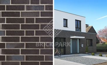 Клинкерная плитка Abc Buxtehude Kohle Schieferstruktur genarbt 490x71x10