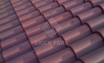 Черепица La Escandella Mixed 'S' Roof Tile Large RED Bourgogne
